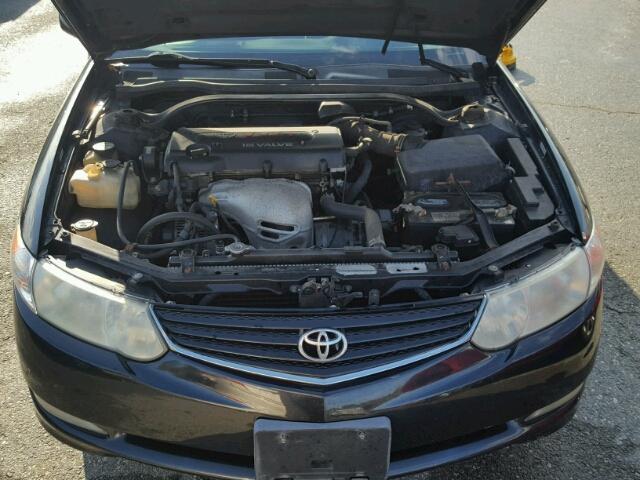 2T1CE22P52C011041 - 2002 TOYOTA CAMRY SOLA BLACK photo 7