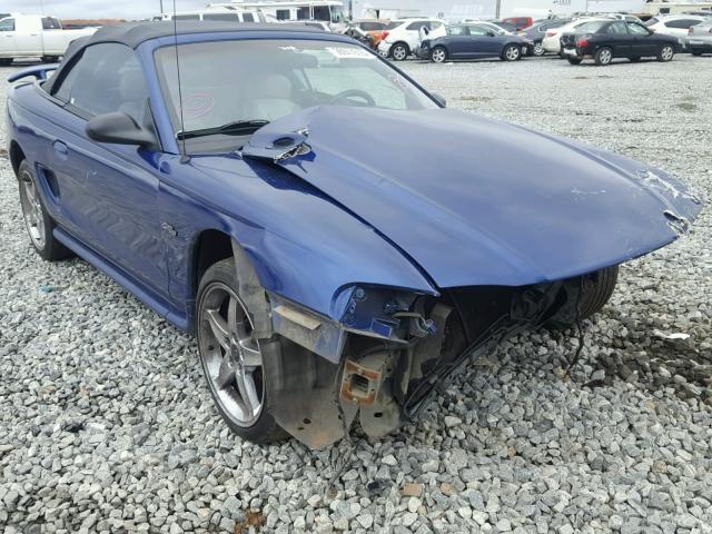 1FALP45X9TF231461 - 1996 FORD MUSTANG GT BLUE photo 1