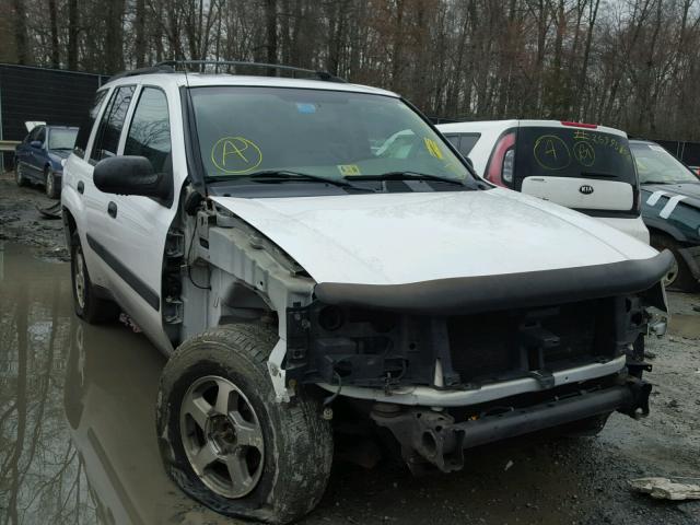 1GNDT13SX52287913 - 2005 CHEVROLET TRAILBLAZE WHITE photo 1