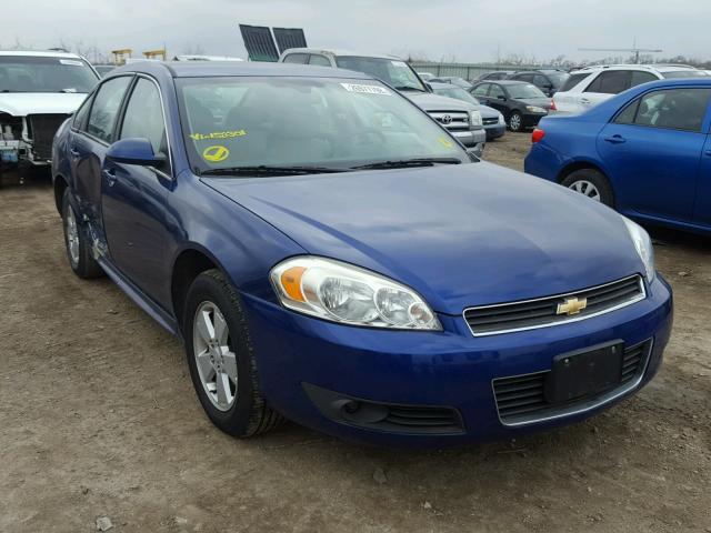 2G1WB5EK1A1152301 - 2010 CHEVROLET IMPALA LT BLUE photo 1