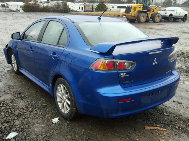 JA32U2FU1GU000450 - 2016 MITSUBISHI LANCER ES BLUE photo 3