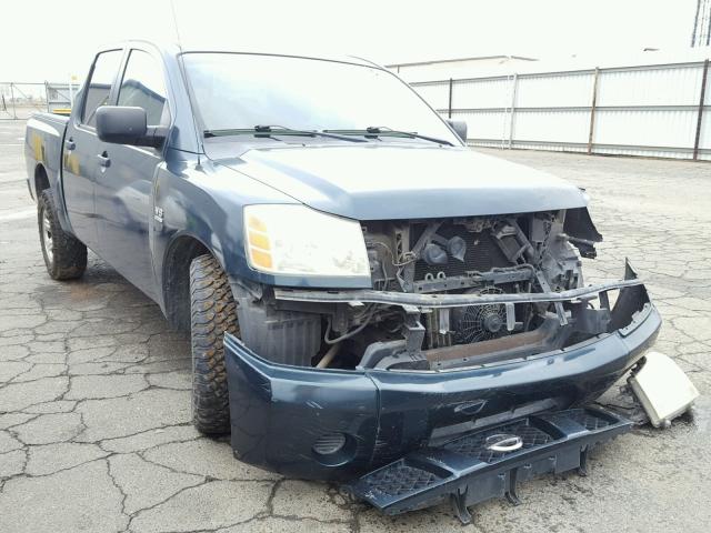 1N6AA07A14N560860 - 2004 NISSAN TITAN XE BLUE photo 1