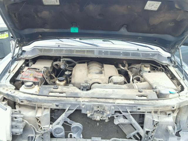 1N6AA07A14N560860 - 2004 NISSAN TITAN XE BLUE photo 7