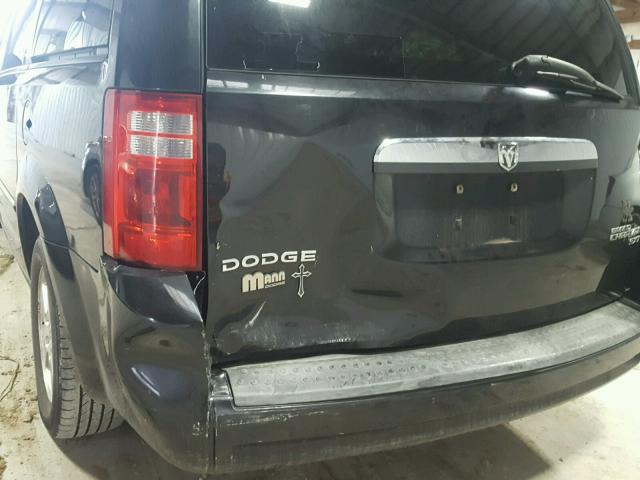 2D8HN54179R653272 - 2009 DODGE GRAND CARA BLACK photo 9