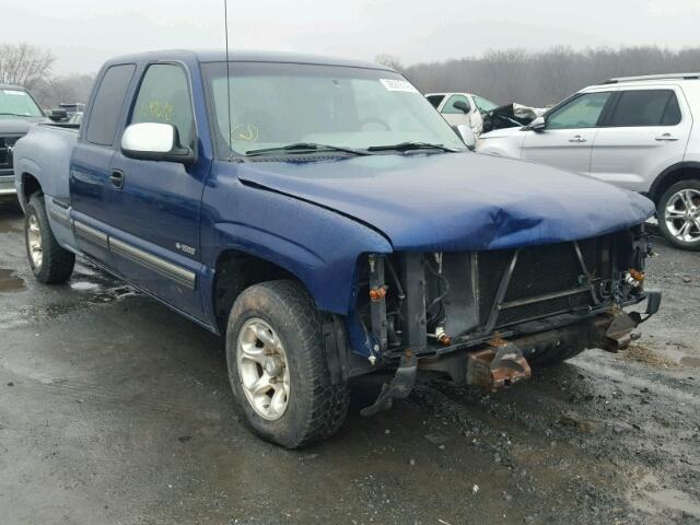 2GCEC19T1Y1215175 - 2000 CHEVROLET SILVERADO BLUE photo 1