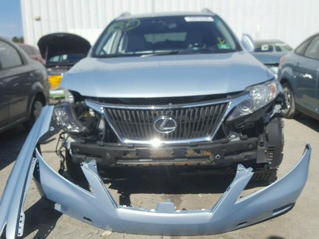 2T2BK1BA5AC038826 - 2010 LEXUS RX 350 BLUE photo 9