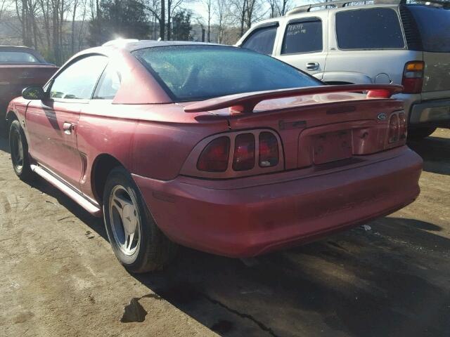 1FAFP404XWF234657 - 1998 FORD MUSTANG RED photo 3