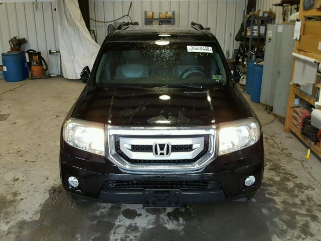 5FNYF38549B019961 - 2009 HONDA PILOT EXL BLACK photo 9