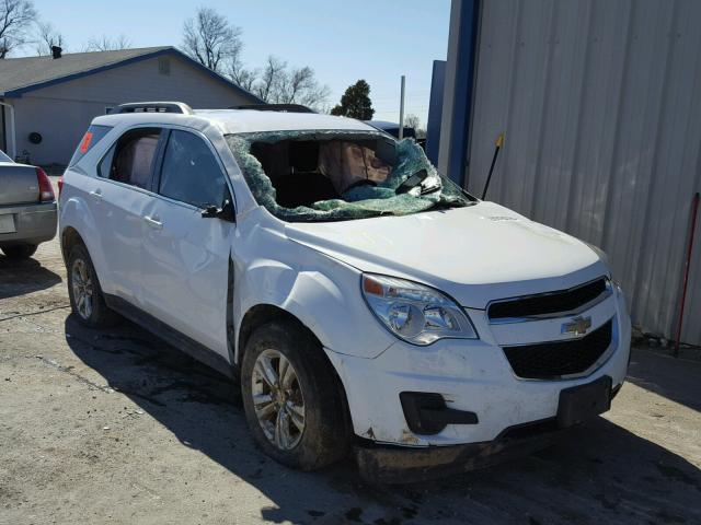 2CNFLEEW9A6233634 - 2010 CHEVROLET EQUINOX LT WHITE photo 1