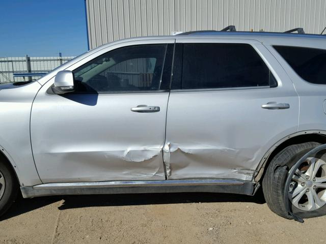 1D4SD4GT5BC708477 - 2011 DODGE DURANGO CR SILVER photo 9