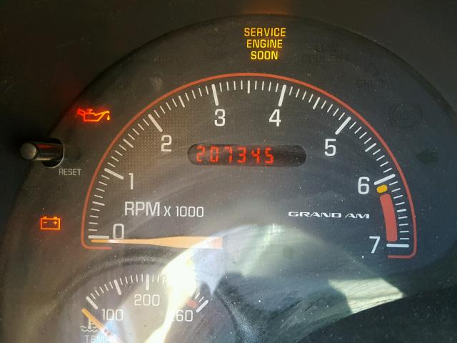 1G2NF52E82C248612 - 2002 PONTIAC GRAND AM S RED photo 8