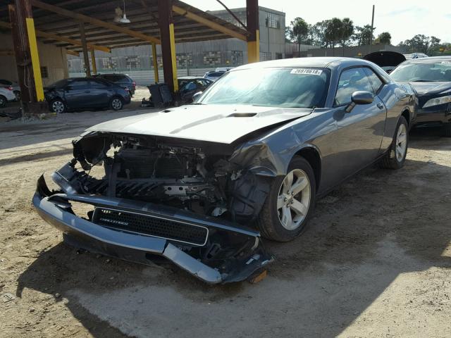 2C3CDYAGXCH291672 - 2012 DODGE CHALLENGER GRAY photo 2