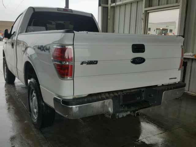 1FTMF1EM3DKD65798 - 2013 FORD F150 WHITE photo 3