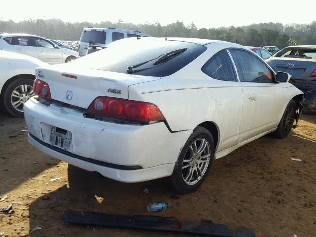 JH4DC54826S008425 - 2006 ACURA RSX WHITE photo 4