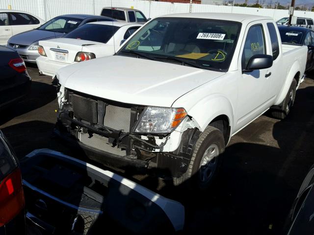 1N6BD0CT4FN766549 - 2015 NISSAN FRONTIER S WHITE photo 2