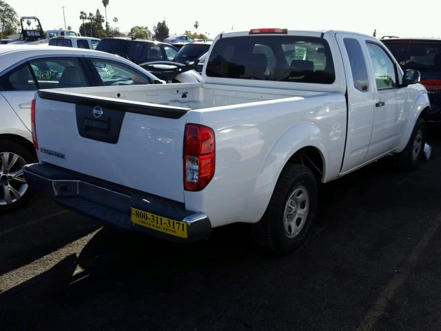 1N6BD0CT4FN766549 - 2015 NISSAN FRONTIER S WHITE photo 4