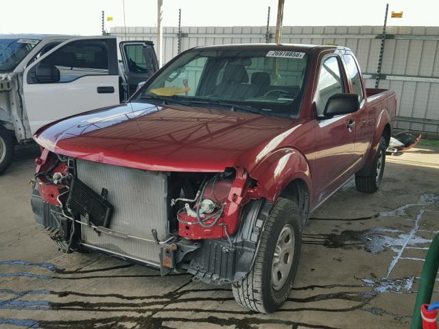 1N6BD0CT2GN751971 - 2016 NISSAN FRONTIER S BURGUNDY photo 2