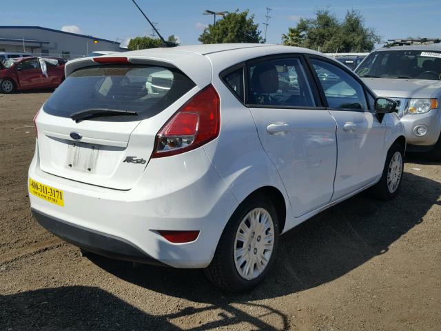 3FADP4TJ8GM127567 - 2016 FORD FIESTA S WHITE photo 4