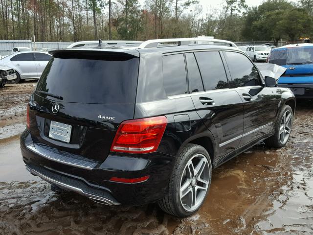 WDCGG8JBXEG310514 - 2014 MERCEDES-BENZ GLK 350 4M BLACK photo 4