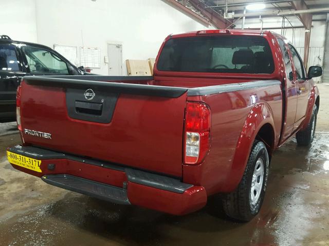 1N6BD0CT8JN719825 - 2018 NISSAN FRONTIER S RED photo 4