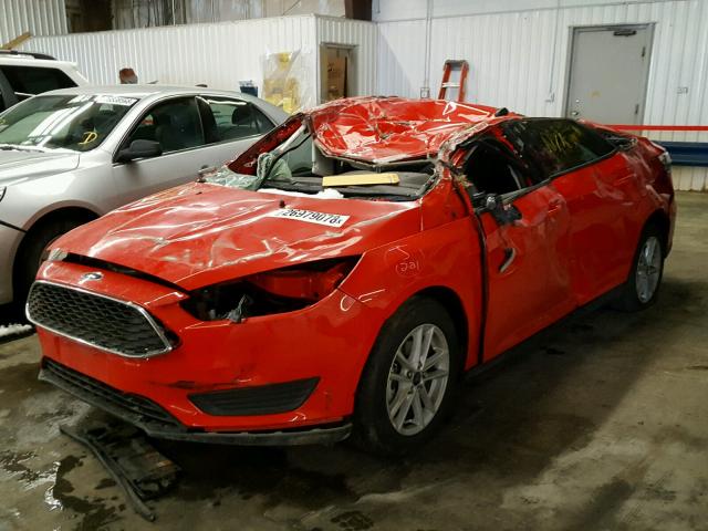 1FADP3F21HL285699 - 2017 FORD FOCUS SE RED photo 2