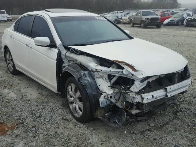 5KBCP3F85AB011801 - 2010 HONDA ACCORD EXL WHITE photo 1