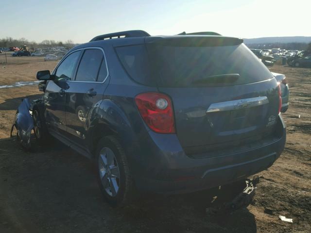 2GNALDEK7D6267430 - 2013 CHEVROLET EQUINOX LT BLUE photo 3