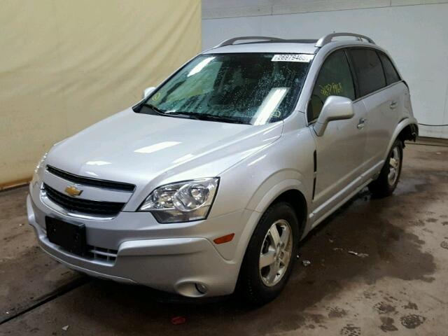 3GNAL4EK2ES670671 - 2014 CHEVROLET CAPTIVA LT SILVER photo 2