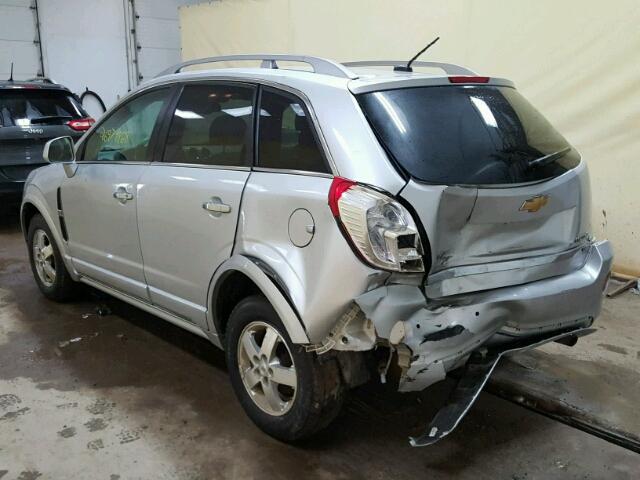 3GNAL4EK2ES670671 - 2014 CHEVROLET CAPTIVA LT SILVER photo 3