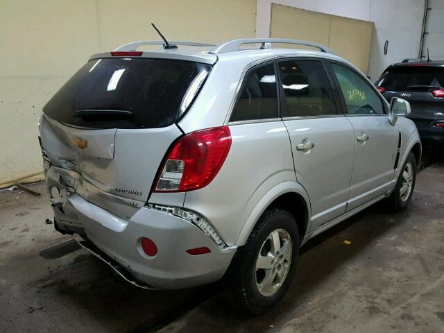 3GNAL4EK2ES670671 - 2014 CHEVROLET CAPTIVA LT SILVER photo 4