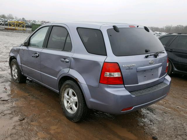 KNDJD735395889742 - 2009 KIA SORENTO LX BLUE photo 3