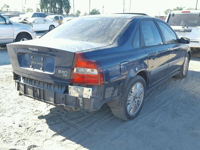 YV1TS94D4Y1111854 - 2000 VOLVO S80 BLUE photo 4