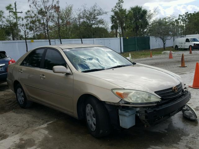 4T1BE32K33U127151 - 2003 TOYOTA CAMRY LE GOLD photo 1