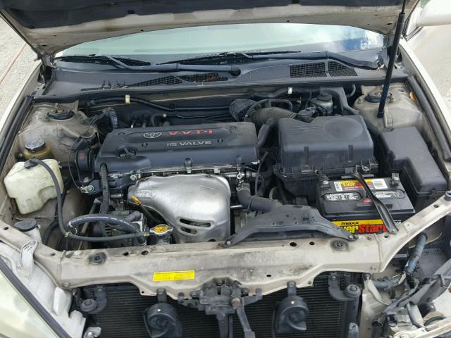 4T1BE32K33U127151 - 2003 TOYOTA CAMRY LE GOLD photo 7