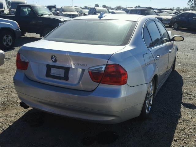 WBAVB33576PS17857 - 2006 BMW 330 I SILVER photo 4