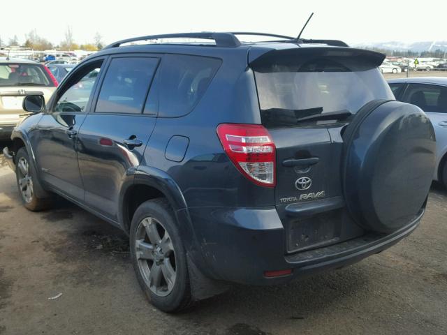 JTMBF32V79D000181 - 2009 TOYOTA RAV4 SPORT BLUE photo 3