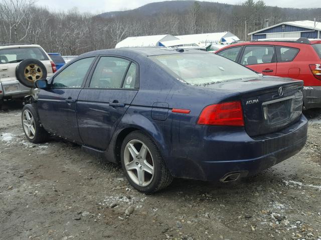 19UUA66245A013475 - 2005 ACURA TL BLUE photo 3