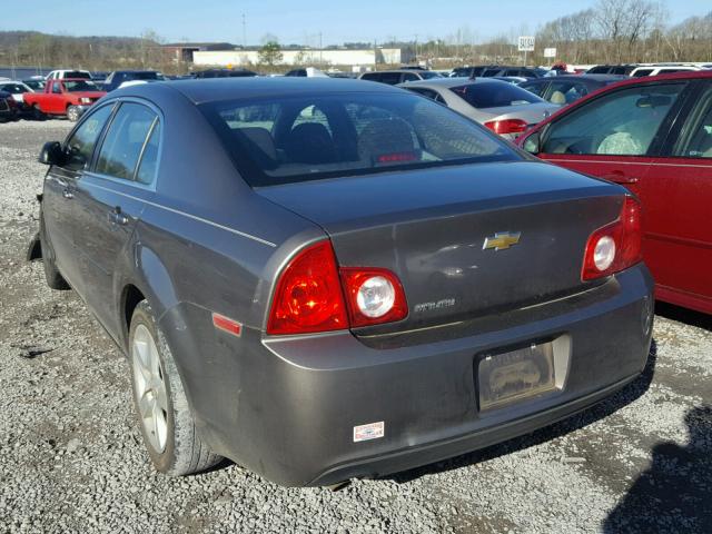 1G1ZA5EU6CF104208 - 2012 CHEVROLET MALIBU LS ნაცრისფერი ფოტო 3