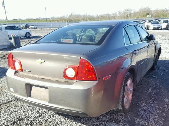 1G1ZA5EU6CF104208 - 2012 CHEVROLET MALIBU LS ნაცრისფერი ფოტო 4