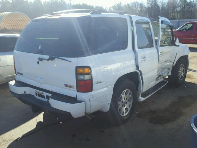 1GKEK63U26J153617 - 2006 GMC YUKON DENA WHITE photo 4