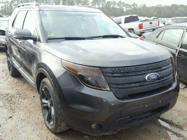 1FM5K8F89FGA69955 - 2015 FORD EXPLORER L GRAY photo 1