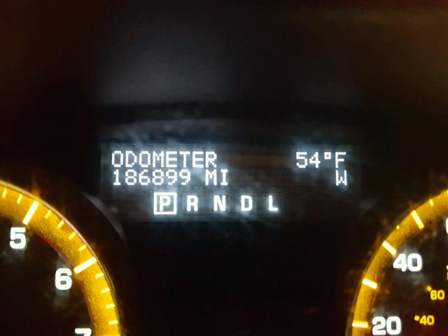 5GZEV23D09J208757 - 2009 SATURN OUTLOOK XR მუქწითელი ფოტო 8