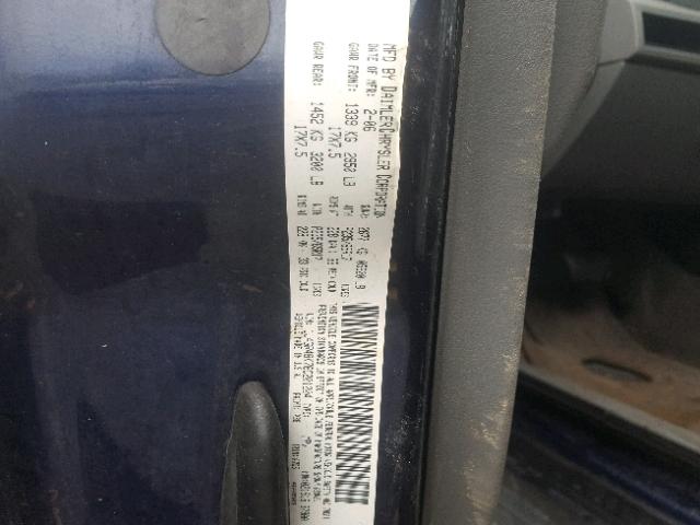 1J4GR48K76C201204 - 2006 JEEP GRAND CHER BLUE photo 10