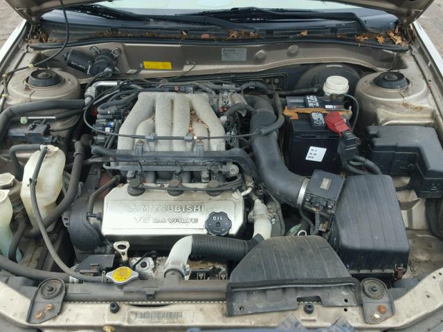 4A3AA56L6XE078745 - 1999 MITSUBISHI GALANT LS GOLD photo 7