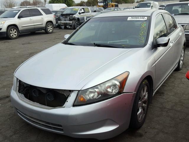 JHMCP26838C010449 - 2008 HONDA ACCORD EXL SILVER photo 2