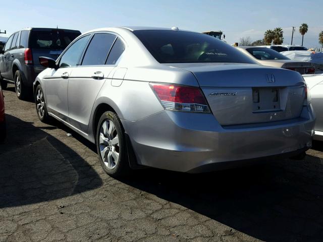 JHMCP26838C010449 - 2008 HONDA ACCORD EXL SILVER photo 3