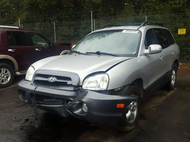 KM8SC13D76U048497 - 2006 HYUNDAI SANTA FE G SILVER photo 2