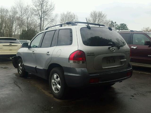 KM8SC13D76U048497 - 2006 HYUNDAI SANTA FE G SILVER photo 3