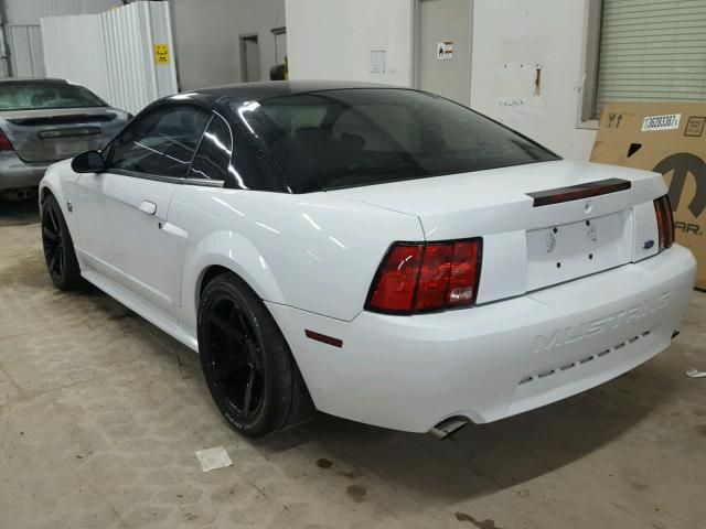 1FAFP42X24F160655 - 2004 FORD MUSTANG GT WHITE photo 3