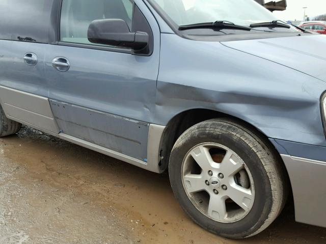 2FMZA58255BA58775 - 2005 FORD FREESTAR L BLUE photo 9